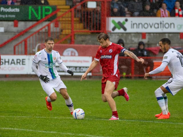 Crawley on the attack against Tranmere | Picture: Grant Mansfield/Mansfield Media