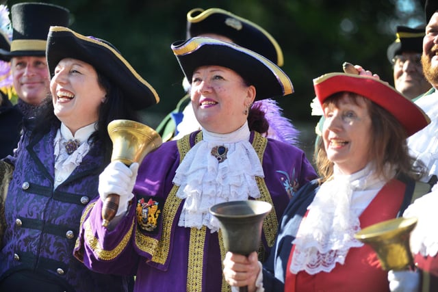 The 70th National Town Criers' Championship in Rye on October 14 2023.