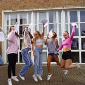 Students jump for joy at A Level results
