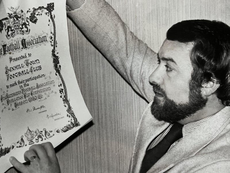 Robin Lloyd was chairman of Bexhill Football Club in the late 1970s and early 1980s