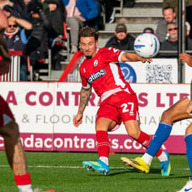 Dylan Morgan was instrumental in the 2-2 draw against Chesterfield | Picture: Kyle Hemsley