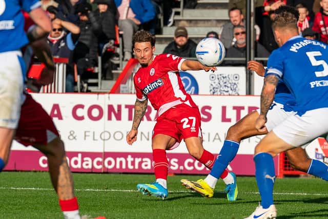 Dylan Morgan was instrumental in the 2-2 draw against Chesterfield | Picture: Kyle Hemsley