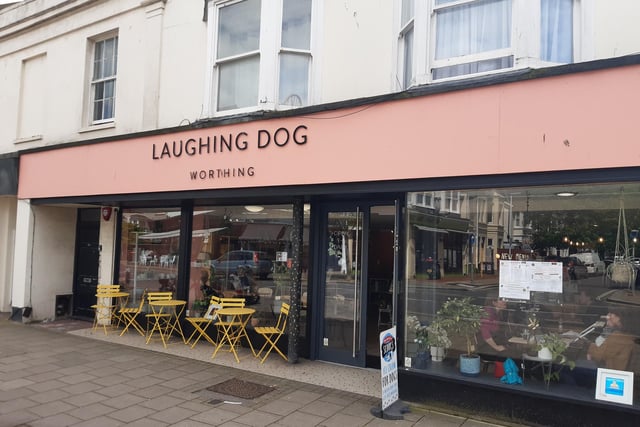 Most of the cakes sold at Laughing Dog, in Brighton Road, are homemade on site. There's a vast selection of loaf cakes and pastries, and the large café is also dog-friendly.