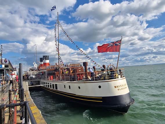 The Waverley paddle steamer
