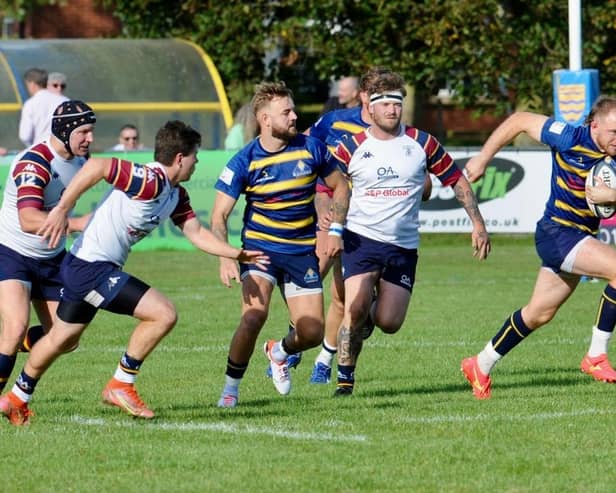 Worthing Raiders get the better of Old Albanian at Roundstone Lane | Picture: Stephen Goodger