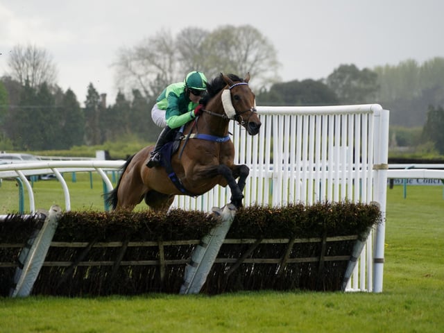 Race 6 The Best Odds Guarenteed At YEEHAA.BET Mares Novices Limited Handicap Hurdle Race at Fontwell on Friday 19 April 2024. www.polopictures.co.uk Fontwell Arundel Clive Bennett 20240419 ©2024 Clive Bennett Photography 19/04/2024 _CAB2250.JPG:Spring jump racing at Fontwell Park