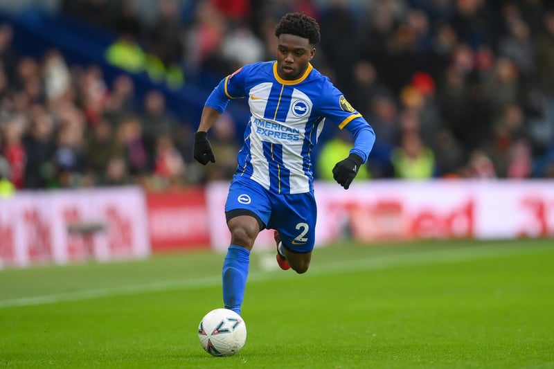 Lamptey has been linked with a loan move to Lyon and Sporting Lisbon, having only started one league game so far this season.
Similar to Van Hecke, De Zerbi is very fond of the attacking right-back, giving him a starting place in yesterday's dramatic FA Cup victory over Liverpool, and hopes he will stay for the rest of the season. 
 (Photo by Mike Hewitt/Getty Images)