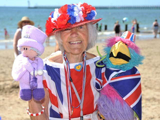 Littlehampton sandcastle competition. Pic S Robards SR2208091