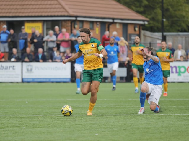 Action from Horsham's entertaining Isthmian Premier stalemate with Billericay Town