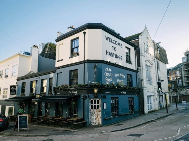Situated between Priory Meadow shopping centre and the railway station, The Seadog is known for its lively atmosphere, good food and amazing selection of craft ales.
