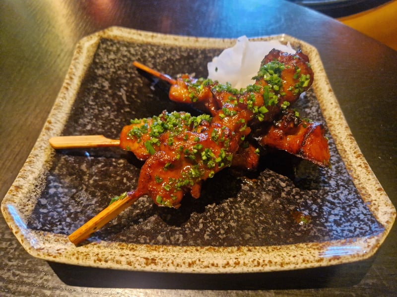 Szechuan Chicken Skewers at The Ivy Asia Brighton