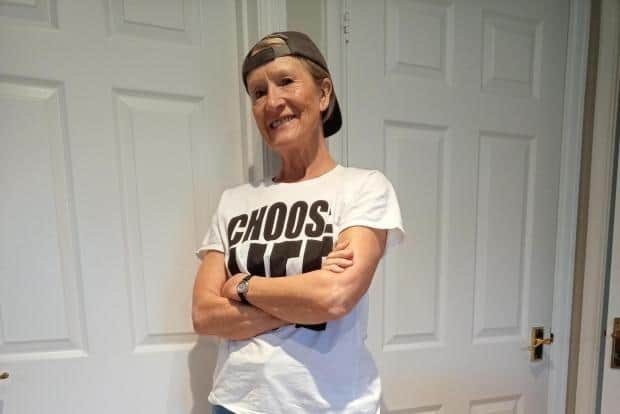 Jill Clark, 74, was inspired by the likes of Eminem and Drake to record the hip-hop track in her front room as part of a fundraising campaign for Cats Protection - the National Cats Adoption Centre.
