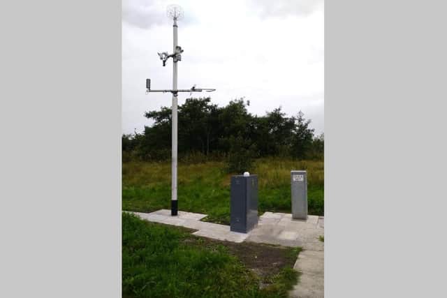 One of the new weather stations. Picture from National Highways-