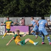 Action from Horsham's win over Cheshunt in the Isthmian premier division