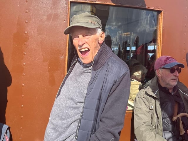 Mr Butchers on board PS Waverley