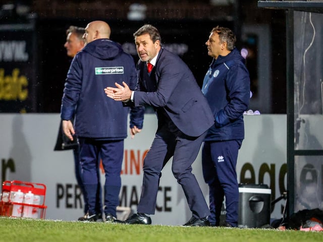 Action from Eastbourne Borough's brilliant 5-2 win away at Dover Athletic in the National League South