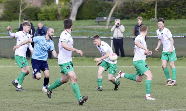 In the SCFL, it was derby day at The Polegrove - and Little Common took the honours with a 2-0 win over Bexhill United | Picture: Joe Knight