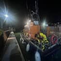 Lifeboats were launched by East Sussex rescue crews to help rescue a missing walker in the Hastings area in the very early hours of Thursday (April 25) morning Picture: Eastbourne RNLI