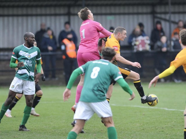 Littlehampton Town take on Ashford United in the Isthmian south east division