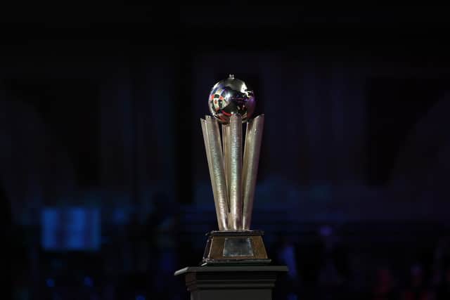Mike designed the Sid Waddell Trophy in 2012, after PDC decided to dedicate the trophy's name to the legendary commentator (Photo by Luke Walker/Getty Images)