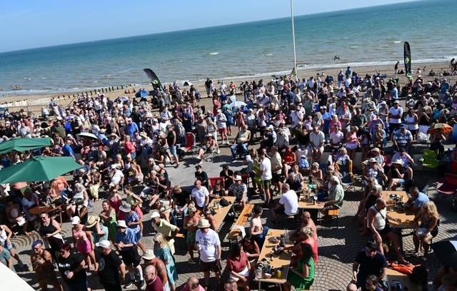 Live music event at Bexhill Colonnade