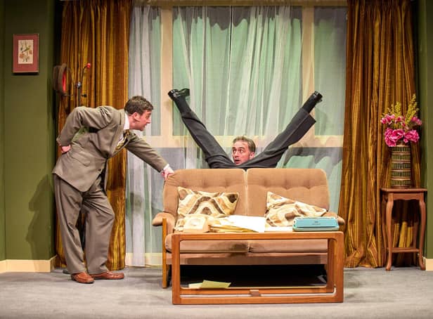 Thom Tuck and Dennis Herdman in The Play What I Wrote - Credit Manuel Harlan