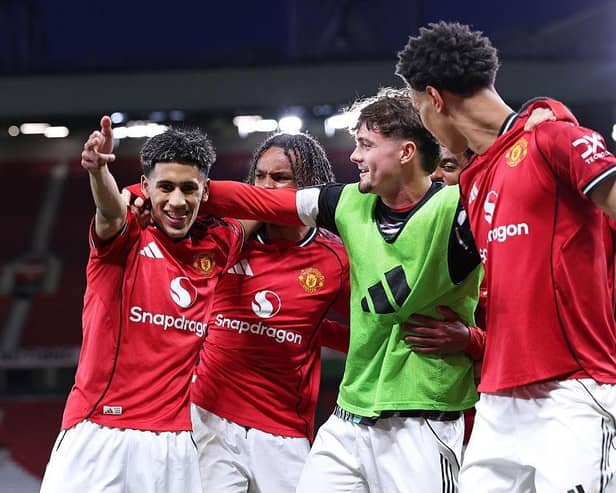 Manchester United's plans for their Carabao Cup meeting with Brighton have been disrupted, after teenage sensation JJ Gabriel asked to leave the club. (Photo by Alex Livesey/Getty Images)