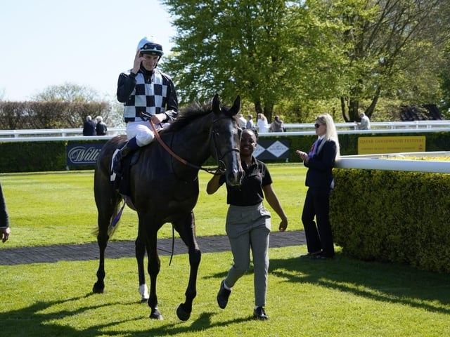 The sun came out for Goodwood Racecourse's first Saturday fixture of 2024