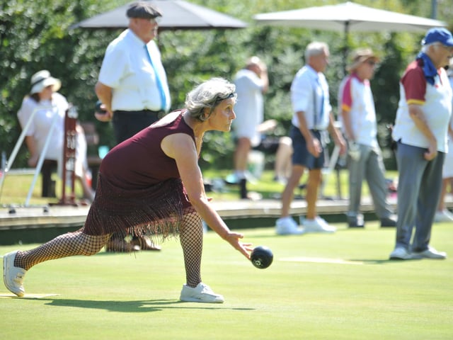 Crawley Bowls Club celebrated its 100th birthday with centenary matches. SR2508147 Pic S Robards/Nationalworld