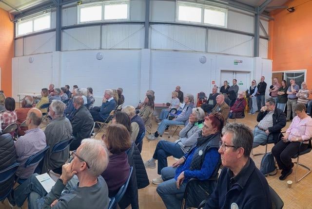 More than 500 people attended a Day of Action in Henfield in protest at proposals to build more than 1,000 new houses in the village