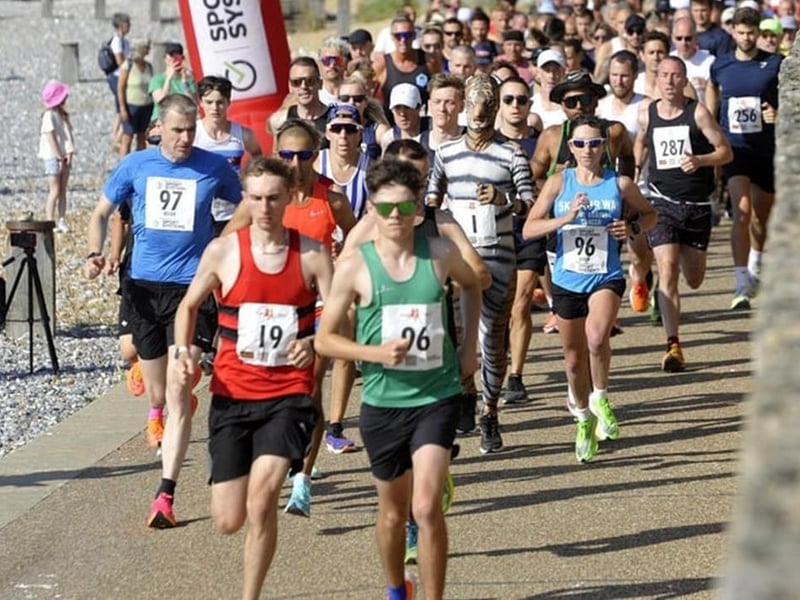This race begins near the Bandstand and will take runners to Sovereign Park, before looping back to the start. It is a flat and fast course with medals for all finishers, and raises money for local charity Matthew 25 Mission. For more information, visit: www.eastbourneruns.co.uk.