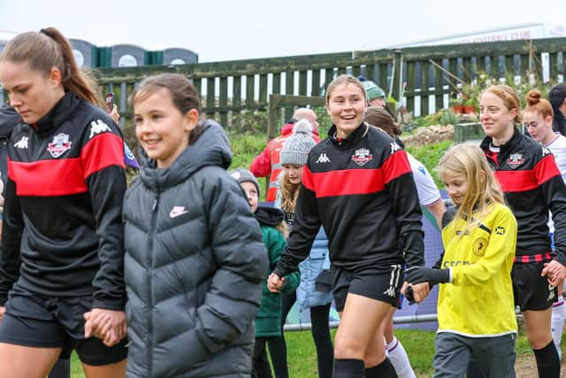 Lewes and their mascots will walk out at the Dripping Pan in the FA Cup on January 8 - to face London Bees | Picture: James Boyes