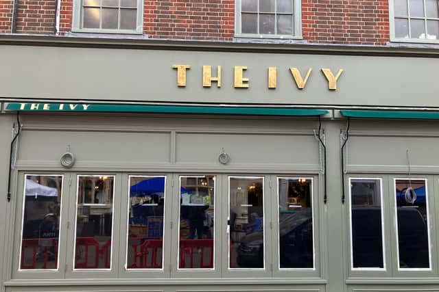 The Ivy in East Street, Chichester, West Sussex