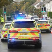 Emergency services on the scene. Photo: Sussex News and Pictures