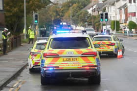 Emergency services on the scene. Photo: Sussex News and Pictures