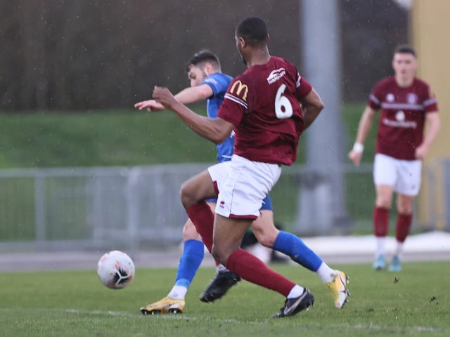 Action from Worthing's National League South defeat at Chelmsford