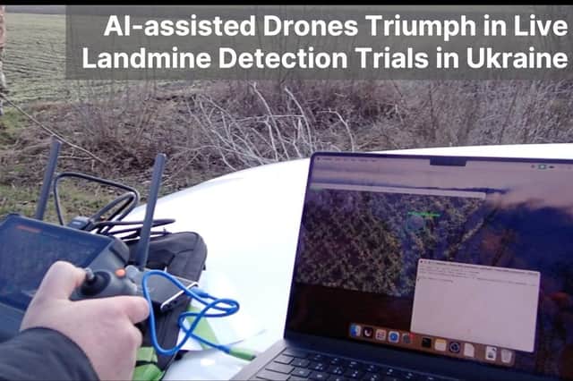AI-assisted Drone Triumph in Live Landmine Detection Trials in Ukraine