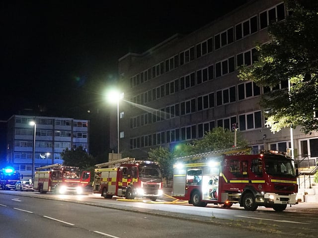 There were ‘no reports of casualties’ at an ‘accidental fire’ on the second floor of a commercial building in Eastbourne, East Sussex Fire & Rescue Service have confirmed.