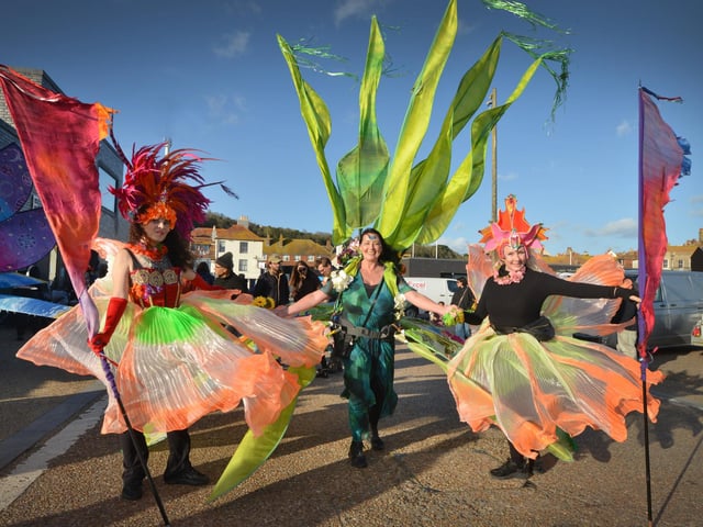 Children's Day, part of Hastings Storytelling Festival, in Hastings Old Town on October 25. Pic Justin L.