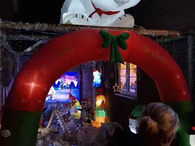 Hundreds of people turned out to see the switch on of Christmas lights in Worthing, with Santa giving out treats for all the children