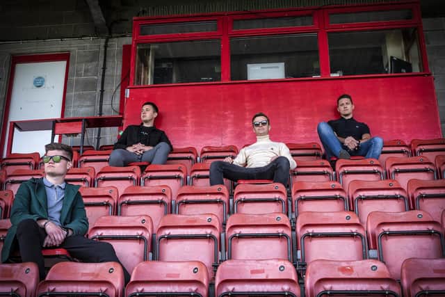 Indie band plays hometown charity gig at Crawley Town Football Club