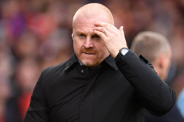 Sean Dyche and Everton have been dealt a major injury blow ahead of Monday evening’s Premier League clash at Brighton & Hove Albion. Picture by OLI SCARFF/AFP via Getty Images