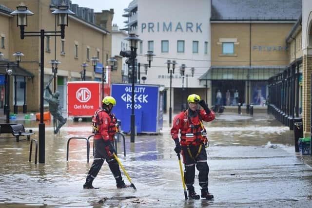 Priory Meadow Shopping Centre has said it will remain closed ‘until further notice’ after flooding.