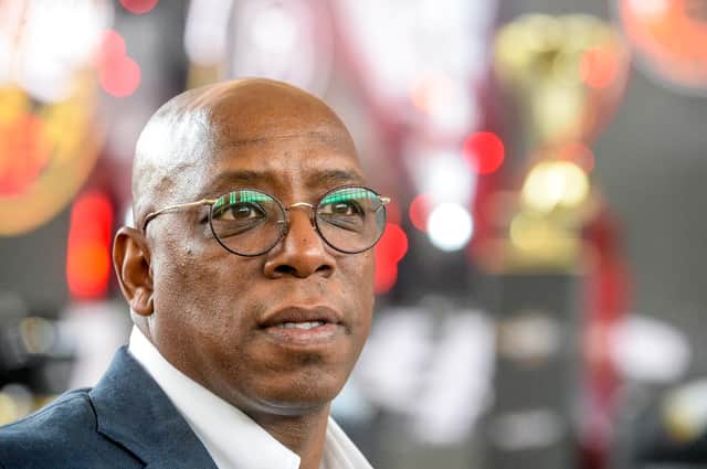 Ian Wright attends the Carling Black Label media launch at Park Station on May 28, 2019 in Johannesburg, South Africa.