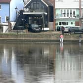 People spotted treading on thin ice at Emsworth Mill Pond, Emsworth on Monday 12th December 2022Picture: contributed