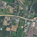 Report of a crash on the A27 Arundel Road Eastbound near Fontwell | Google Maps