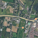 Report of a crash on the A27 Arundel Road Eastbound near Fontwell | Google Maps