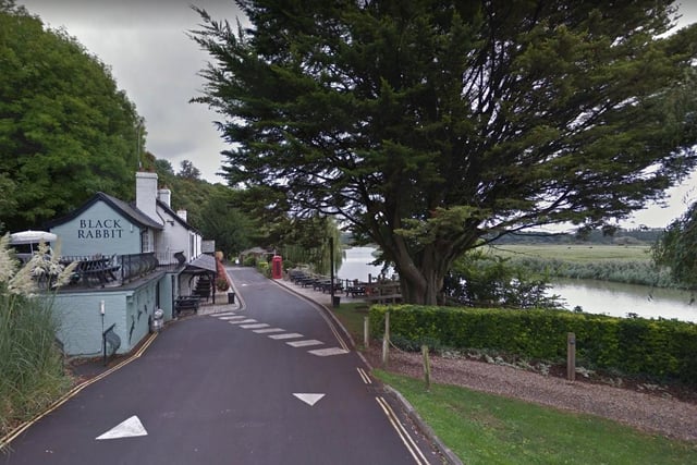 Part of the Hall & Woodhouse Family, The Black Rabbit pub and restaurant, in Mill Road, Arundel, has a garden right next to the River Arun with views of neighbouring countryside and Arundel Castle