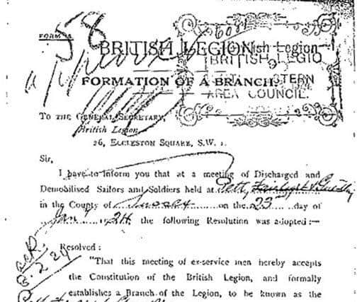 Copy of the original foundation document