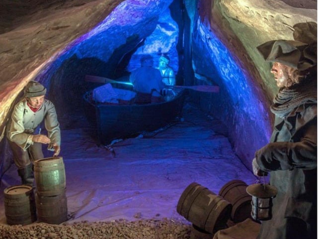 "Learn about the history of smuggling in Hastings and see the hidden tunnels used by smugglers."